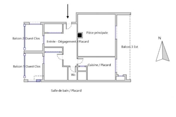 Studio à vendre 45 m² Grenoble