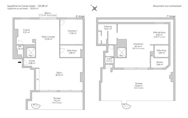 Appartement Paris 17 e - TERNES