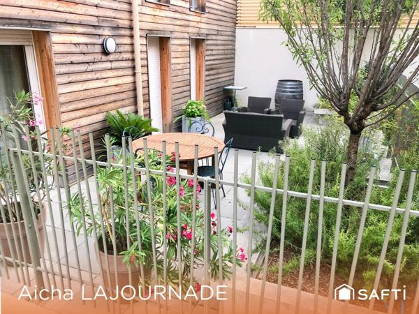 Appartement 72m2, 2 ch, terrasse 35m2,Garage!