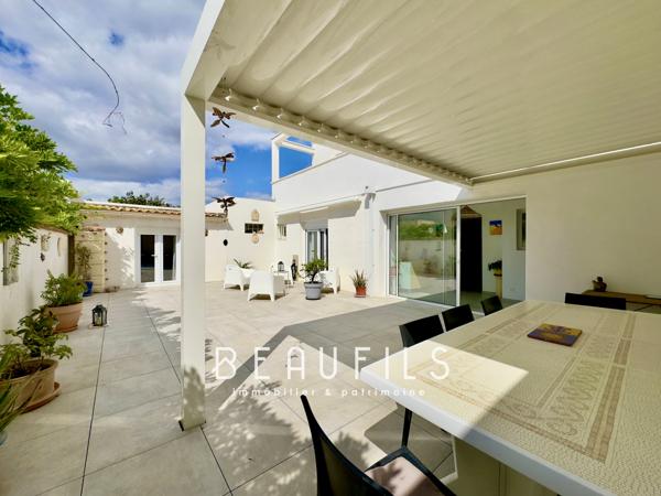 CARNON PLAGE - MAISON TOIT TERRASSE meublée à l'année - 8 pièces - 145 m2 - 5 Chambres - Garage