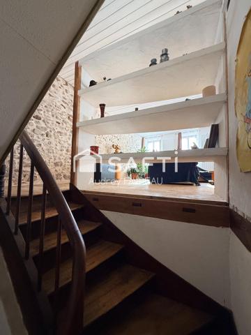 Maison de caractère avec jardin en terrasses