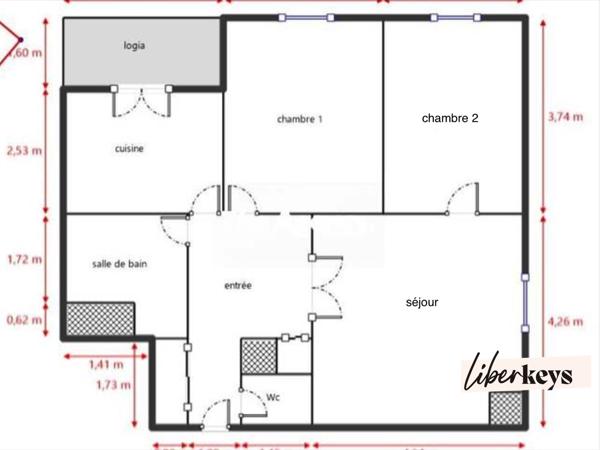  T4 67 m² avec Loggia et parking - Marseille 8ᵉ Pointe Rouge / Vieille Chapelle