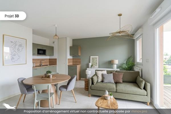 Appartement à vendre |  Eysines |  2 pièces | 42 m²