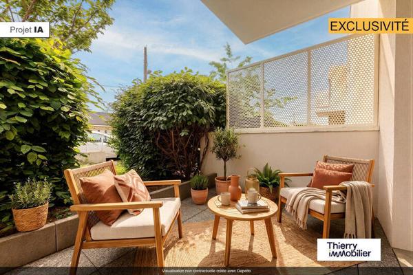 Appartement 2 pièces                                        - 44300 Nantes - Doulon - Vieux Doulon Réf : 130605-cpy