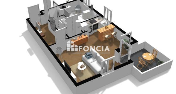 À vendre Appartement 2 pièces 49 m² - Orléans 45000