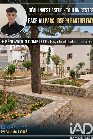 Appartement à vendre 2 pièces 29 m² Toulon