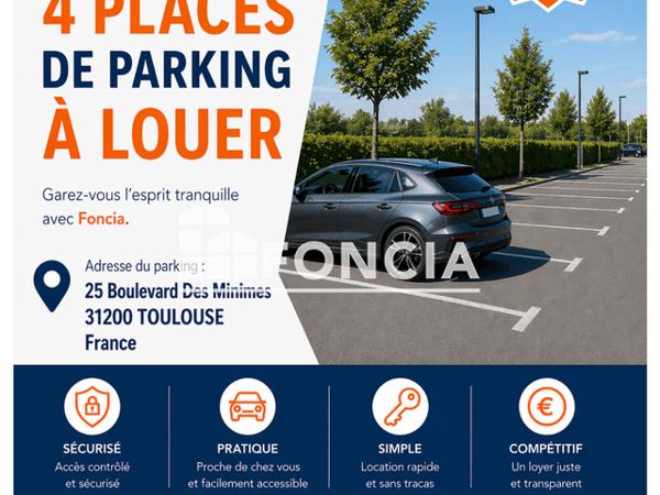 Location Parking 12 m² - MES Toulouse 31200