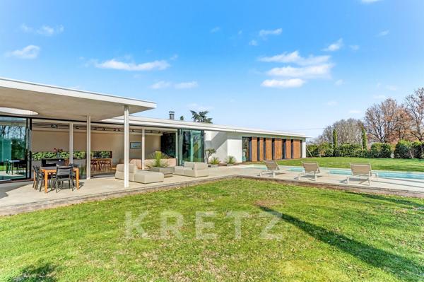 Villa d'exception 250m2, 8p, piscine, dans un havre de paix à Pibrac, (15 minutes de Toulouse).