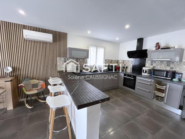 Maison St Privat des vieux, 3 chambres, garage, piscine