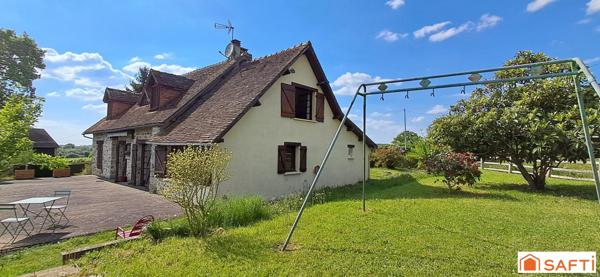 Maison de campagne 4 ch +1 bureau - terrain 1208m²