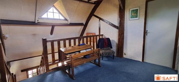 Maison de campagne 4 ch +1 bureau - terrain 1208m²