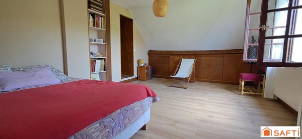 Maison de campagne 4 ch +1 bureau - terrain 1208m²