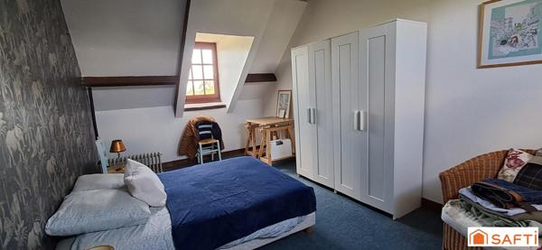 Maison de campagne 4 ch +1 bureau - terrain 1208m²