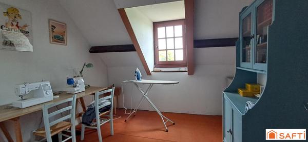 Maison de campagne 4 ch +1 bureau - terrain 1208m²