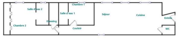 Paris (75003) Charmant 3 pièces situé dans le haut Marais