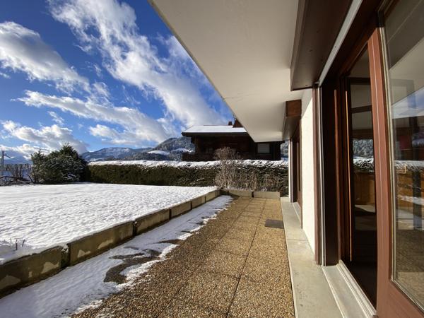 Megève (74120) GRAND APPARTEMENT EN REZ-DE-JARDIN