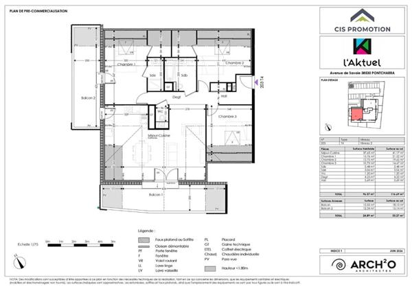 Appartement à vendre à Pontcharra (38530)