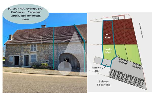 Maison 3 pièces 71 m2