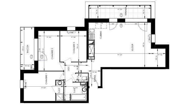 Appartement à vendre 4 pièces 81 m² Lens