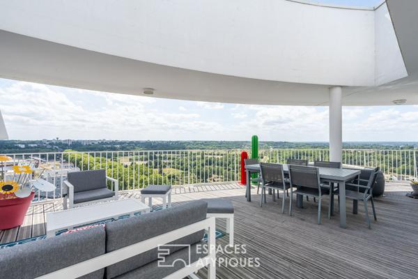 Appartement avec vue panoramique au dernier étage
