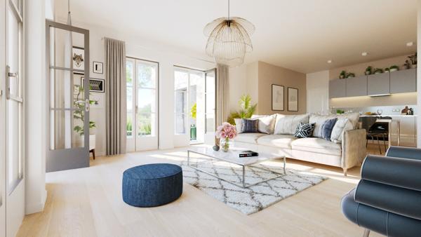 Appartement 4 pièces de102m² + 63m² ! Château de Grandchamp