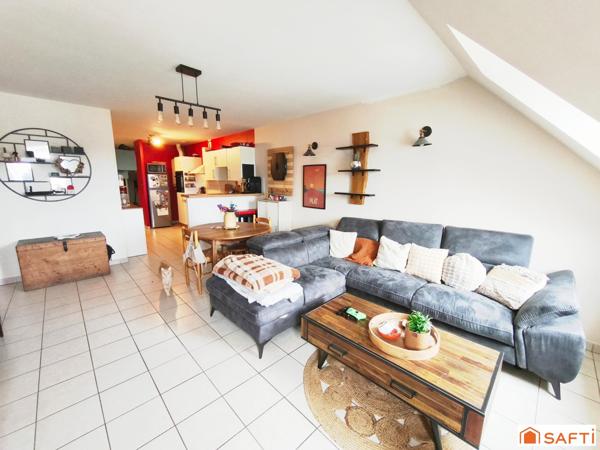 Appartement 80 m² - Garage - Proche plages.