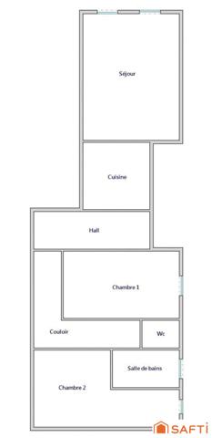 Appartement 80 m² - Garage - Proche plages.