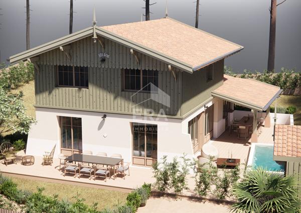 Le charme du Moulleau, le potentiel d'une belle rénovation.