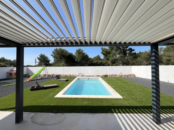 Pennes-Mirabeau (13170) VILLA T4/5 de 165m2 sur 965m2 de terrain avec piscine et sous sol à aménager de 100m2