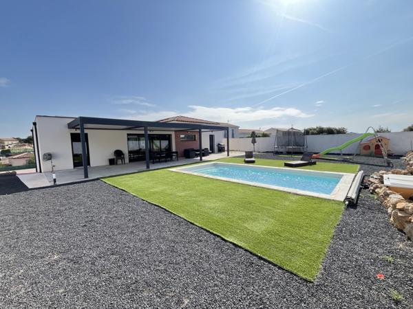 Pennes-Mirabeau (13170) VILLA T4/5 de 165m2 sur 965m2 de terrain avec piscine et sous sol à aménager de 100m2