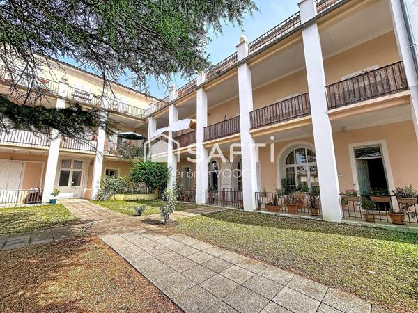 Appartement rénové de 50 m² avec terrasse, piscine, garage et stationnement - Aiglun