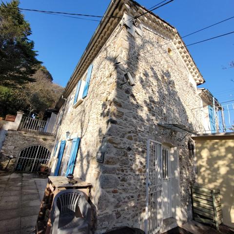 Dpt Gard (30), à vendre ALES Menudiere maison en pierre 134 m² sur terrain de 2200 m²
