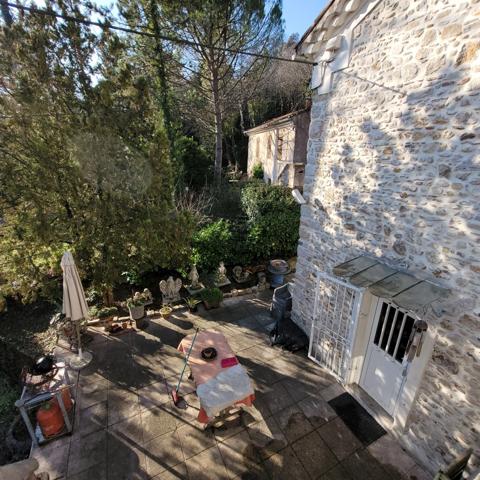Dpt Gard (30), à vendre ALES Menudiere maison en pierre 134 m² sur terrain de 2200 m²