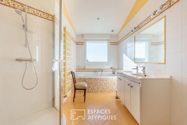 Maison d’architecte des années 70 sur les hauteurs