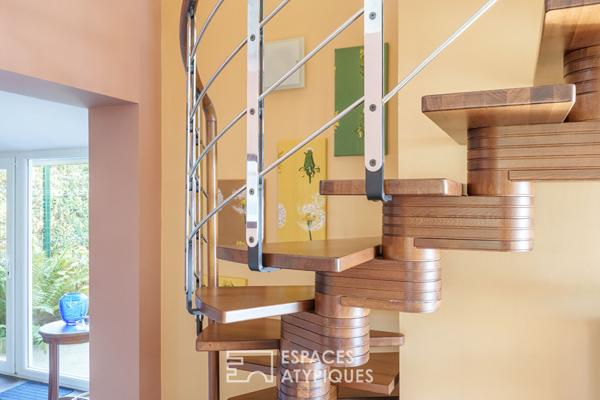 Maison d’architecte des années 70 sur les hauteurs