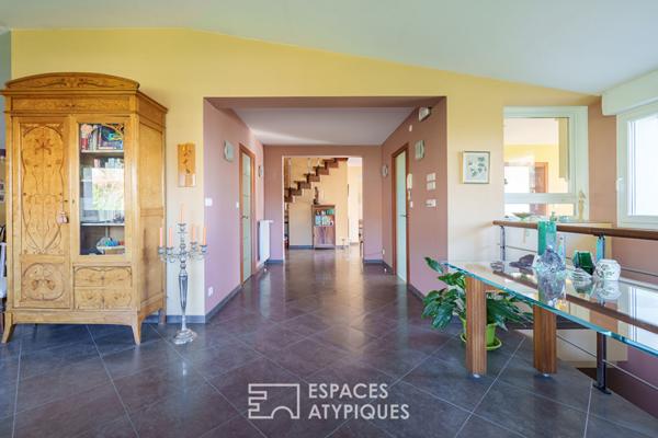 Maison d’architecte des années 70 sur les hauteurs