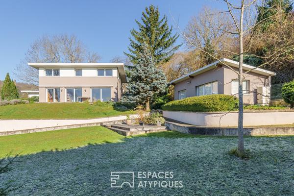 Maison d’architecte des années 70 sur les hauteurs