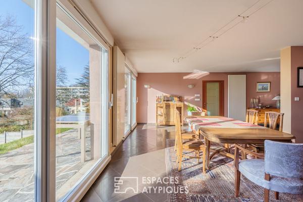 Maison d’architecte des années 70 sur les hauteurs