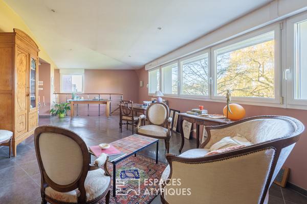 Maison d’architecte des années 70 sur les hauteurs