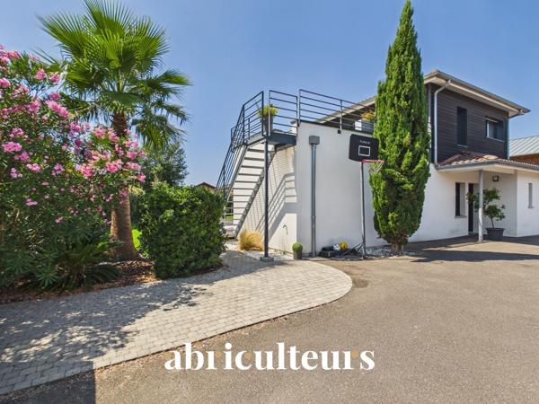 Villa contemporaine de 2018 avec piscine et toit-terrasse Seignosse Bourg