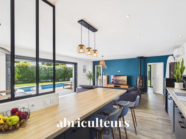 Villa contemporaine de 2018 avec piscine et toit-terrasse Seignosse Bourg