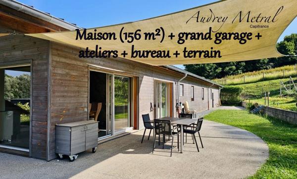 Maison d'environ 156 m2 à vendre à MAGNIEU (01) - atelier - stockage/entrepôt - garage - terrain