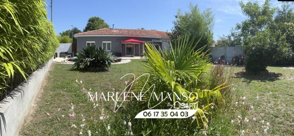 proche tram maison + garage + piscine