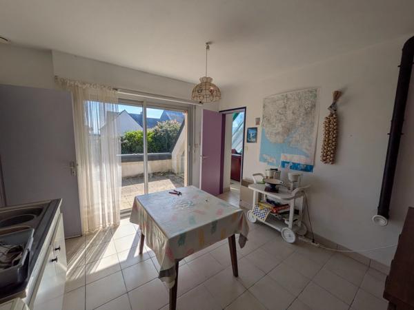 GÂVRES ACCES DIRECT A LA PLAGE JOLIE MAISON DE 105m² ENVIRON 5 PIÈCES PARCELLE CLÔTURÉE EN BOUT D' IMPASSE DE 454m²