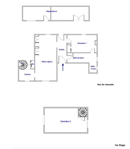 Appartement esprit maison de 94 m² avec jardin privatif, parking & entrée privative