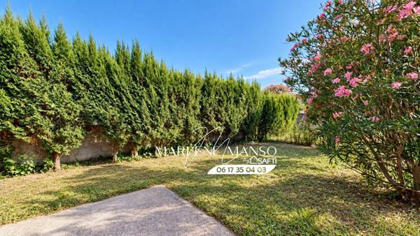 T2 avec jardin sans vis à vis