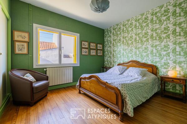 Maison au charme seventies et au design raffiné