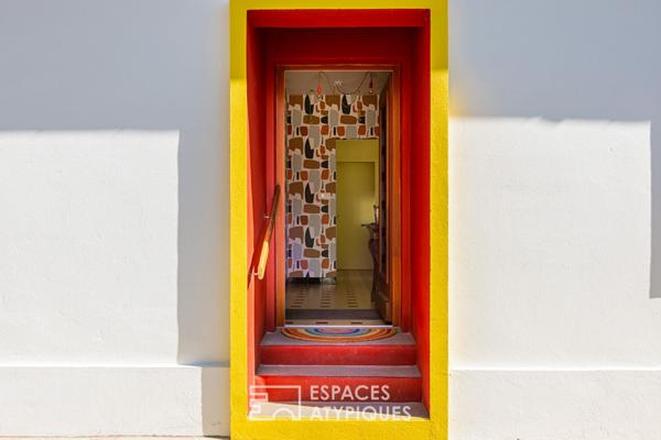 Maison au charme seventies et au design raffiné