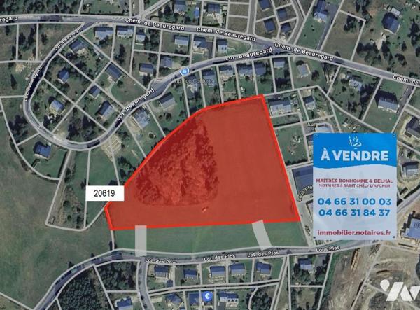 TERRAIN A BATIR A VENDRE A AUMONT AUBRAC 48130