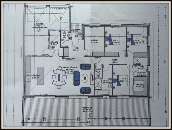 Maison à vendre 5 pièces SOUSTONS (40) DE PLAIN-PIED AU CALME